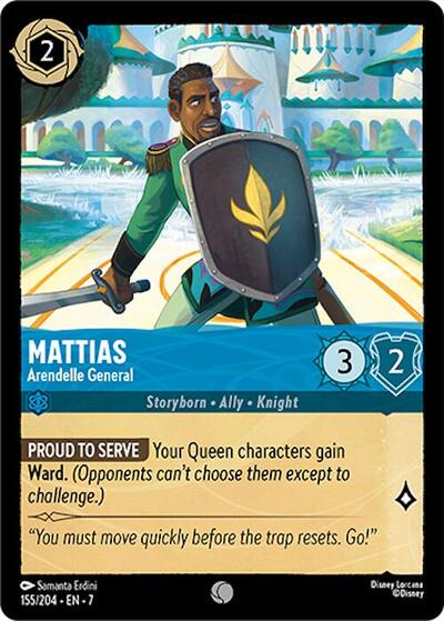Mattias - Arendelle General (Archazia's Island)(7-155/204)(C)