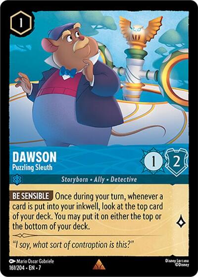 Dawson - Puzzling Sleuth - Cold Foil (Archazia's Island)(7-161/204)(R)