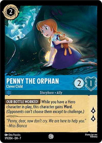 Penny the Orphan - Clever Child - Cold Foil (Archazia's Island)(7-171/204)(C)