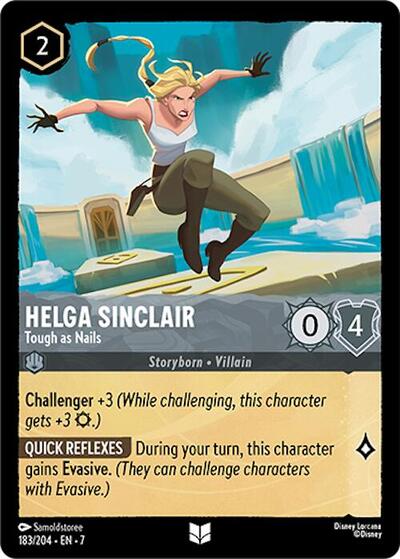 Helga Sinclair - Tough as Nails - Cold Foil (Archazia's Island)(7-183/204)(U)