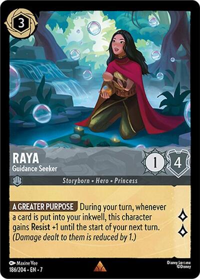 Raya - Guidance Seeker - Cold Foil (Archazia's Island)(7-186/204)(R)