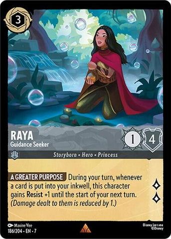Raya - Guidance Seeker - Cold Foil (Archazia's Island)(7-186/204)(R)