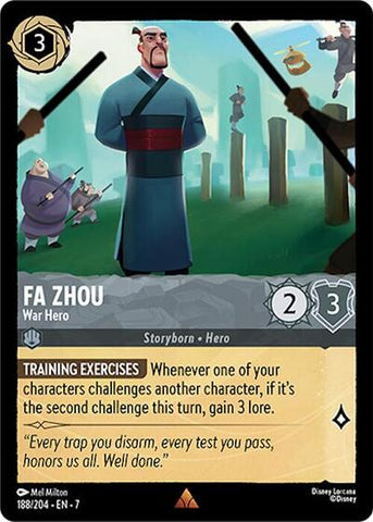 Fa Zhou - War Hero - Cold Foil (Archazia's Island)(7-188/204)(R)