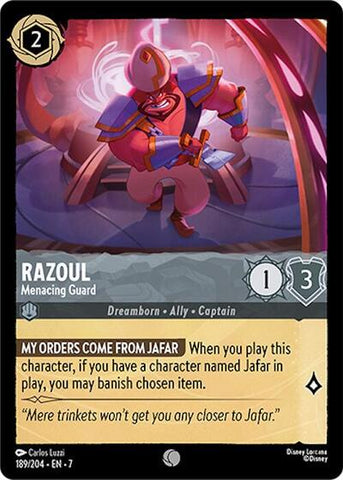 Razoul - Menacing Guard - Cold Foil (Archazia's Island)(7-189/204)(C)