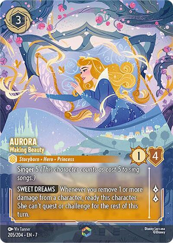 Aurora - Waking Beauty (Enchanted) - Holofoil (Archazia's Island)(7-205/204)(E)
