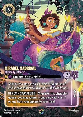 Mirabel Madrigal - Musically Talented (Enchanted) - Holofoil (Archazia's Island)(7-206/204)(E)