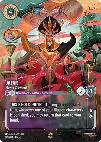 Jafar - Newly Crowned (Enchanted) - Holofoil (Archazia's Island)(7-210/204)(E)