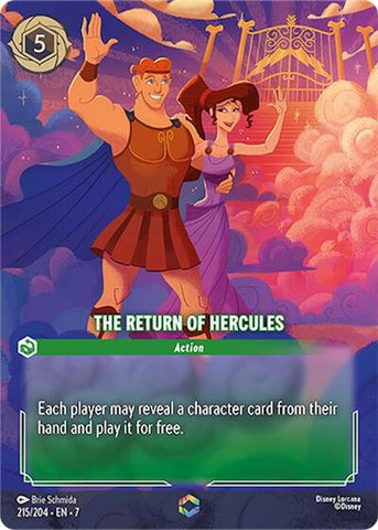 The Return of Hercules (Enchanted) - Holofoil (Archazia's Island)(7-215/204)(E)