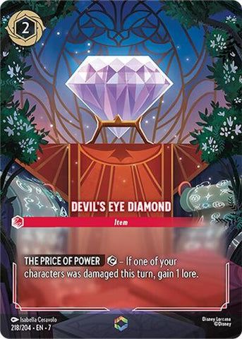 Devil's Eye Diamond (Enchanted) - Holofoil (Archazia's Island)(7-218/204)(E)