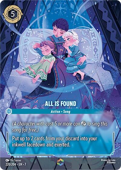 All Is Found (Enchanted) - Holofoil (Archazia's Island)(7-220/204)(E)