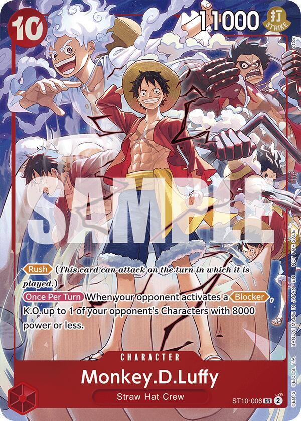 Monkey.D.Luffy [One Piece Day Dallas 2025] [Foil] (One Piece Promotion Cards)(ST10-006)(SR)
