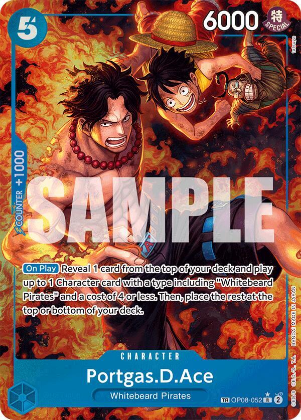 Portgas.D.Ace - Treasure Rare - Foil (Royal Blood)(OP08-052)(TR)