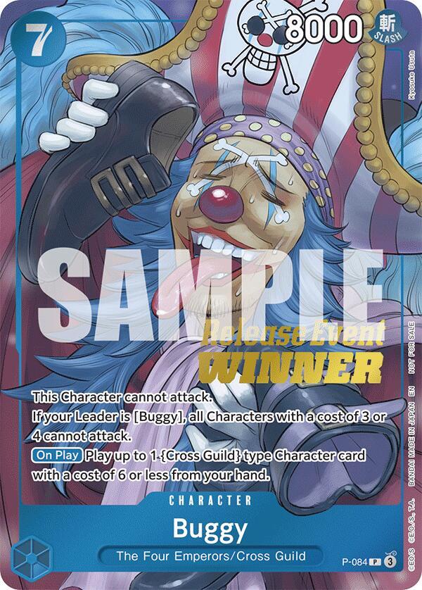 Buggy [OP10 Release Event Winner] [Foil] (One Piece Promotion Cards)(P-084)(PR)
