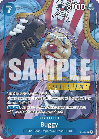 Buggy [OP10 Release Event Winner] [Foil] (One Piece Promotion Cards)(P-084)(PR)