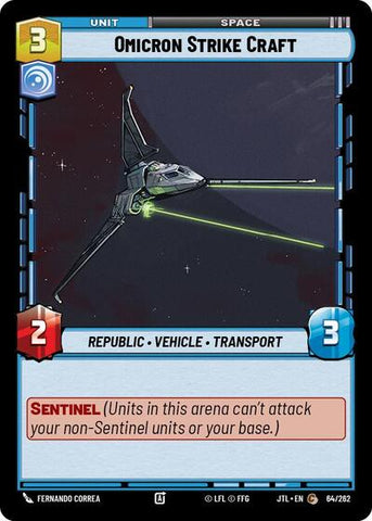 Omicron Strike Craft (Jump to Lightspeed)(JTL-064/262)(C)