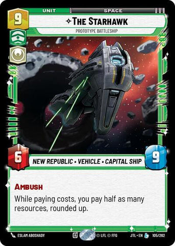 The Starhawk, Prototype Battleship (Jump to Lightspeed)(JTL-105/262)(L)