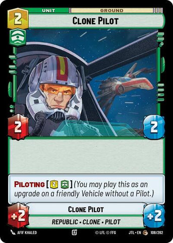 Clone Pilot (Jump to Lightspeed)(JTL-108/262)(C)