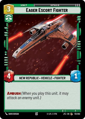 Eager Escort Fighter (Jump to Lightspeed)(JTL-112/262)(C)