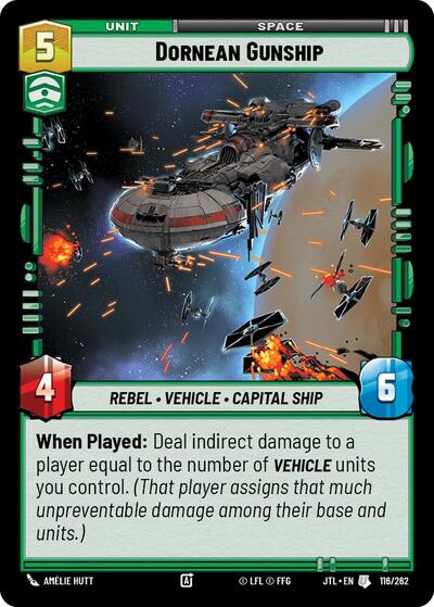 Dornean Gunship (Jump to Lightspeed)(JTL-116/262)(U)