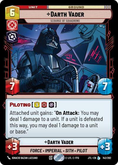 Darth Vader, Scourge of Squadrons (Jump to Lightspeed)(JTL-142/262)(L)