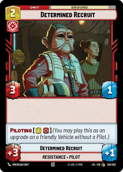 Determined Recruit (Jump to Lightspeed)(JTL-159/262)(C)