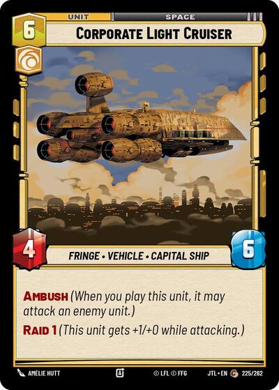 Corporate Light Cruiser (Jump to Lightspeed)(JTL-225/262)(C)