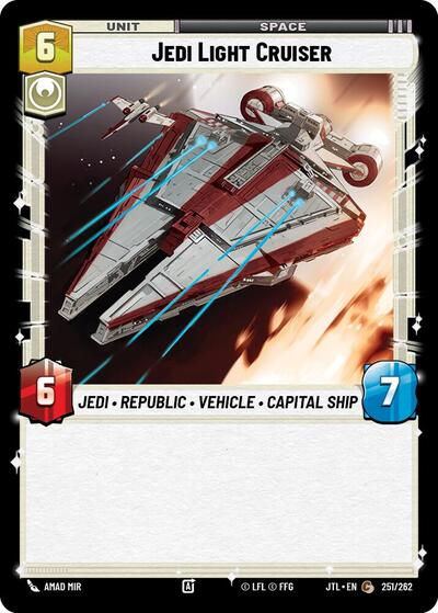 Jedi Light Cruiser (Jump to Lightspeed)(JTL-251/262)(C)