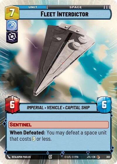 Fleet Interdictor - Hyperspace (Jump to Lightspeed)(JTL-0302/1122)(C)