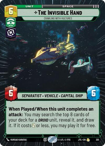 The Invisible Hand, Crawling With Vultures - Hyperspace (Jump to Lightspeed)(JTL-0351/1122)(R)