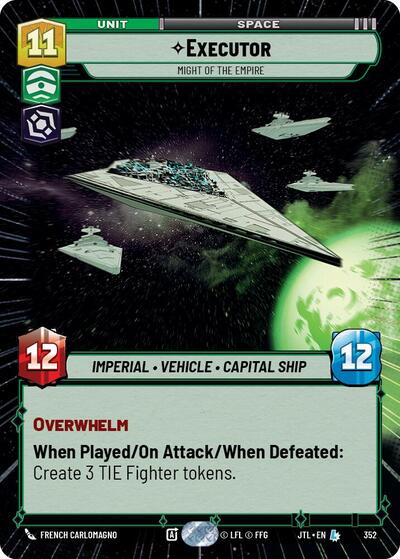 Executor, Might of the Empire - Hyperspace (Jump to Lightspeed)(JTL-0352/1122)(L)