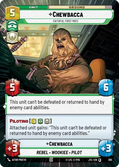 Chewbacca, Faithful First Mate - Hyperspace (Jump to Lightspeed)(JTL-0365/1122)(S)
