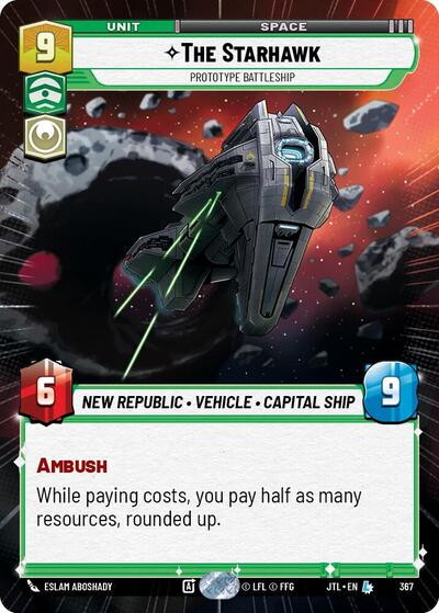 The Starhawk, Prototype Battleship - Hyperspace (Jump to Lightspeed)(JTL-0367/1122)(L)