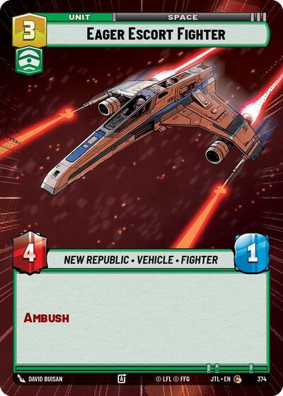 Eager Escort Fighter - Hyperspace (Jump to Lightspeed)(JTL-0374/1122)(C)