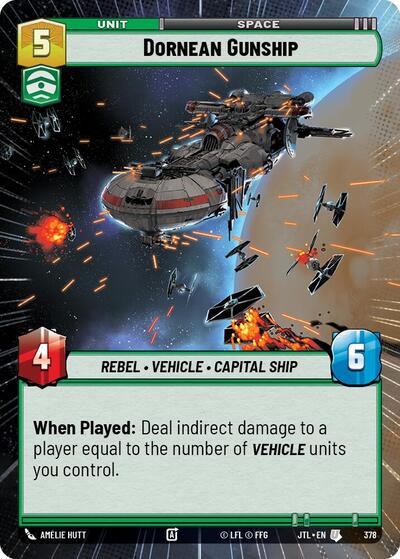 Dornean Gunship - Hyperspace (Jump to Lightspeed)(JTL-0378/1122)(U)
