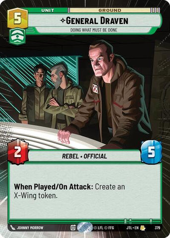 General Draven, Doing What Must Be Done - Hyperspace (Jump to Lightspeed)(JTL-0379/1122)(R)