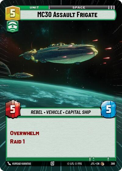 MC30 Assault Frigate - Hyperspace (Jump to Lightspeed)(JTL-0380/1122)(C)