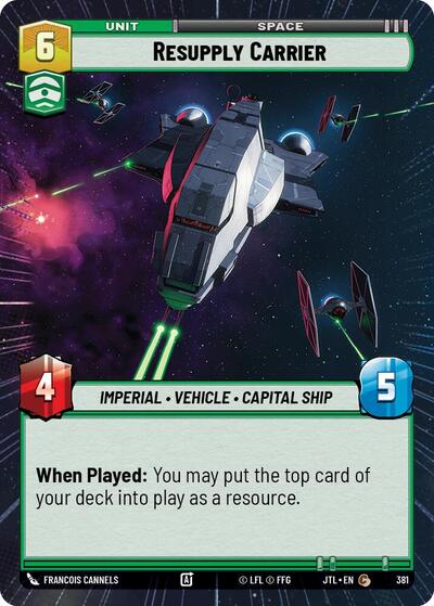 Resupply Carrier - Hyperspace (Jump to Lightspeed)(JTL-0381/1122)(C)