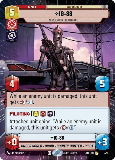 IG-88, Murderous Phlutdroid - Hyperspace (Jump to Lightspeed)(JTL-0403/1122)(R)