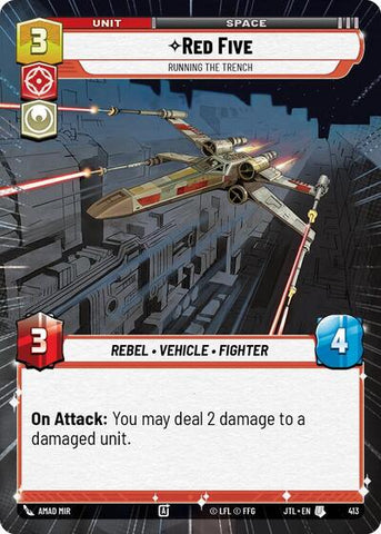 Red Five, Running the Trench - Hyperspace (Jump to Lightspeed)(JTL-0413/1122)(U)
