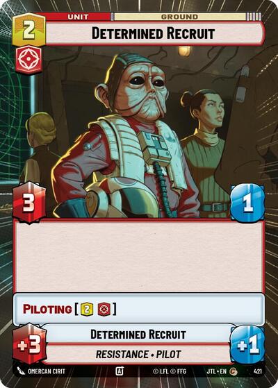 Determined Recruit - Hyperspace (Jump to Lightspeed)(JTL-0421/1122)(C)