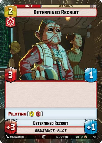 Determined Recruit - Hyperspace (Jump to Lightspeed)(JTL-0421/1122)(C)