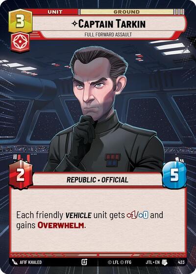 Captain Tarkin, Full Forward Assault - Hyperspace (Jump to Lightspeed)(JTL-0423/1122)(U)