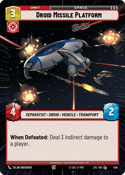 Droid Missile Platform - Hyperspace (Jump to Lightspeed)(JTL-0424/1122)(C)