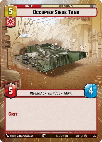 Occupier Siege Tank - Hyperspace (Jump to Lightspeed)(JTL-0429/1122)(C)