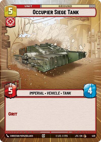 Occupier Siege Tank - Hyperspace (Jump to Lightspeed)(JTL-0429/1122)(C)