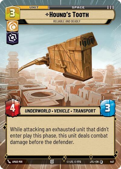 Hound's Tooth, Reliable and Deadly - Hyperspace (Jump to Lightspeed)(JTL-0447/1122)(S)