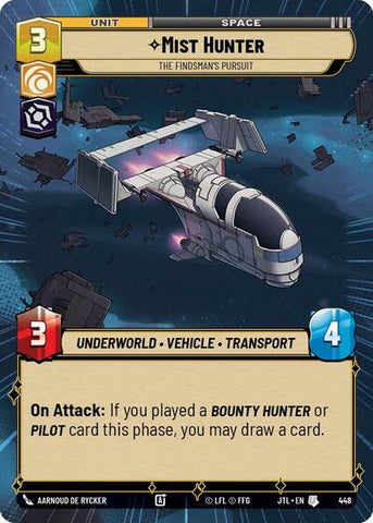 Mist Hunter, The Findsman's Pursuit - Hyperspace (Jump to Lightspeed)(JTL-0448/1122)(U)