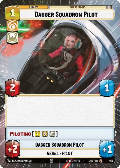 Dagger Squadron Pilot - Hyperspace (Jump to Lightspeed)(JTL-0458/1122)(C)