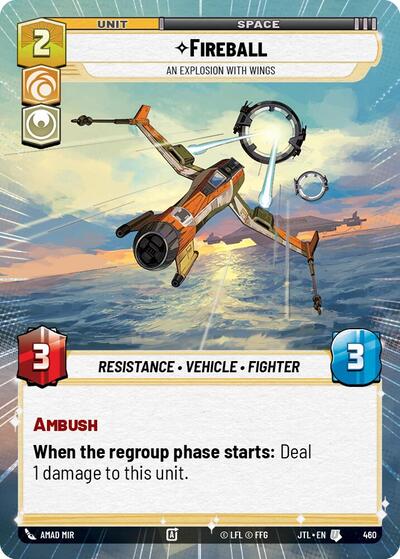 Fireball, An Explosion With Wings - Hyperspace (Jump to Lightspeed)(JTL-0460/1122)(U)