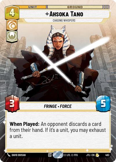 Ahsoka Tano, Chasing Whispers - Hyperspace (Jump to Lightspeed)(JTL-0463/1122)(R)